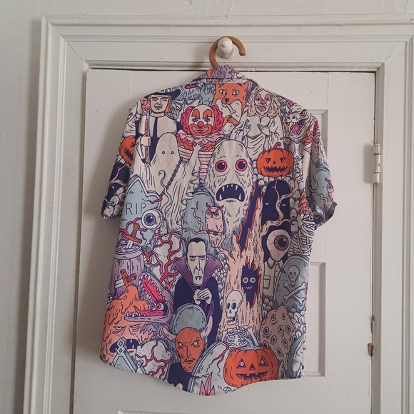 Ghost and Goblins Polyester Button-up Shirt - Picture 4 of 4